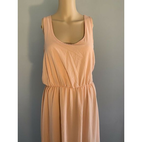 EUC Gibson & Latimer Maxi Dress Long Size M Orange - Picture 3 of 10